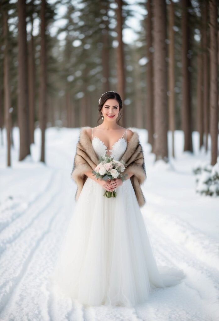 15 Enchanting Winter Wedding Dresses You’ll Adore!