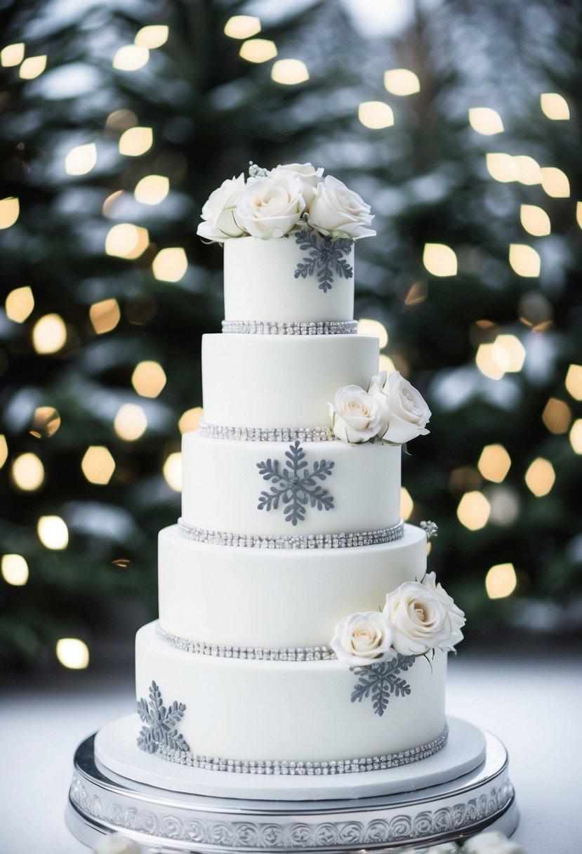 15 Irresistible Winter Wedding Cakes You'll Adore!