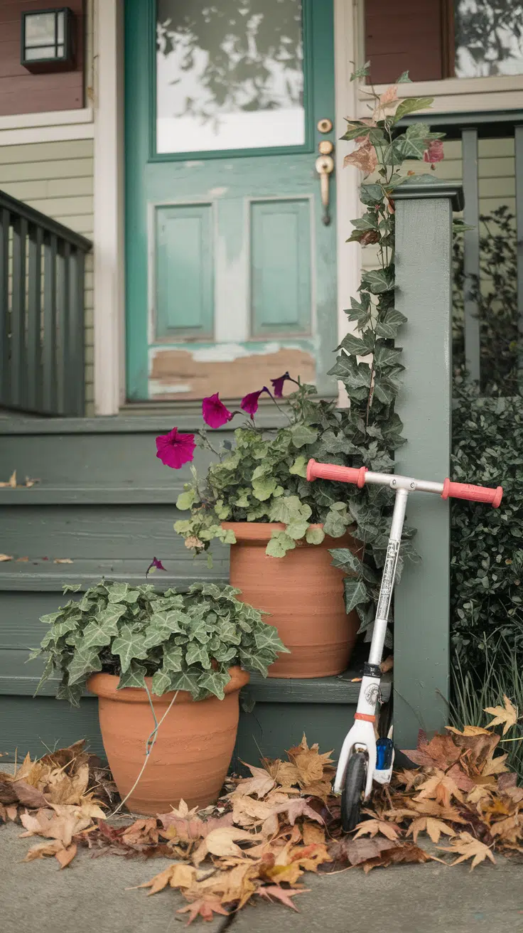 Porch and planters in need of a refresh