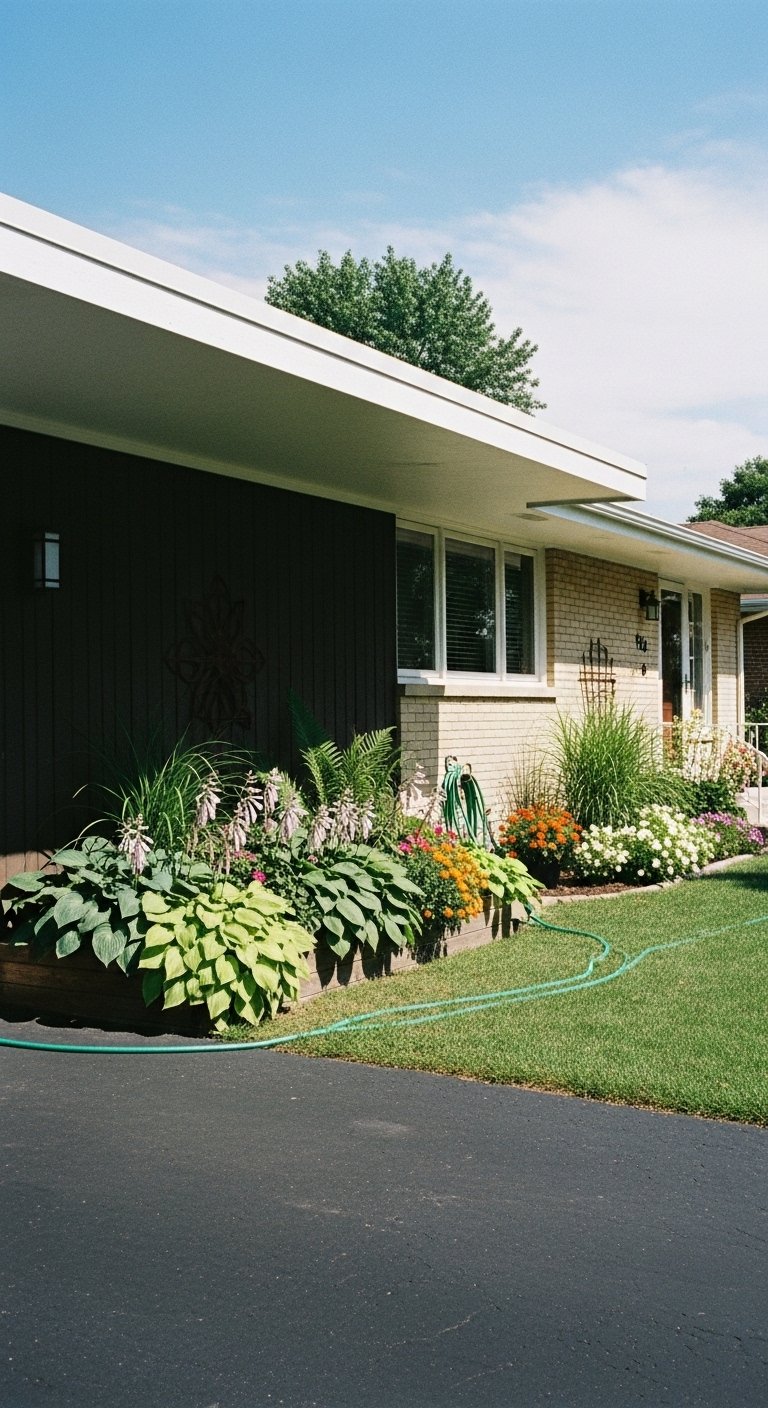 Fall porch planter: 